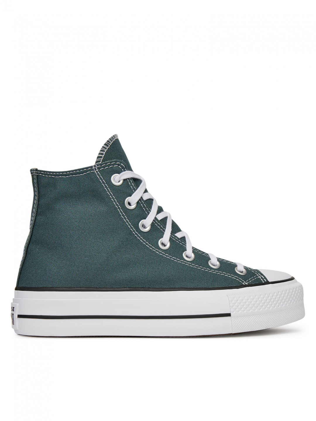 Converse Plátěnky Chuck Taylor All Star Lift Platform A12596C Zelená